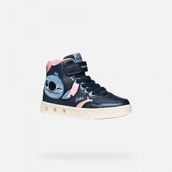  Mädchen-Sneaker GEOX SKYLIN J568WH0BCKNC0694 DUNKELBLAU 