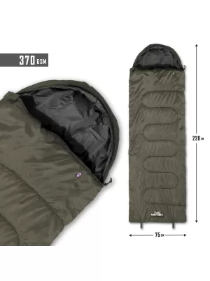 Schlafsack PENTAGON MAJOR SLEEPING BAG 370GR/M² D19002 BRAUNGRAU