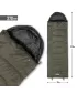 Schlafsack PENTAGON MAJOR SLEEPING BAG 370GR/M² D19002 BRAUNGRAU