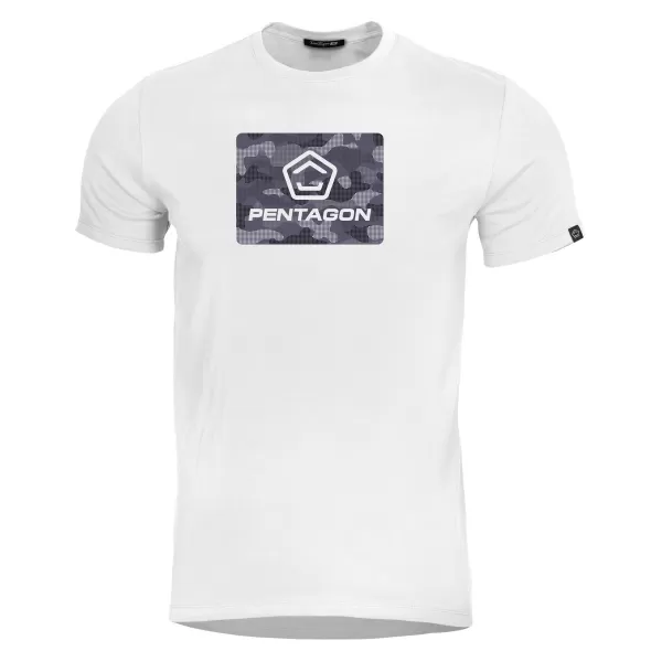  T-Shirt PENTAGON AGERON SPOT CAMO K09012 WEIß 