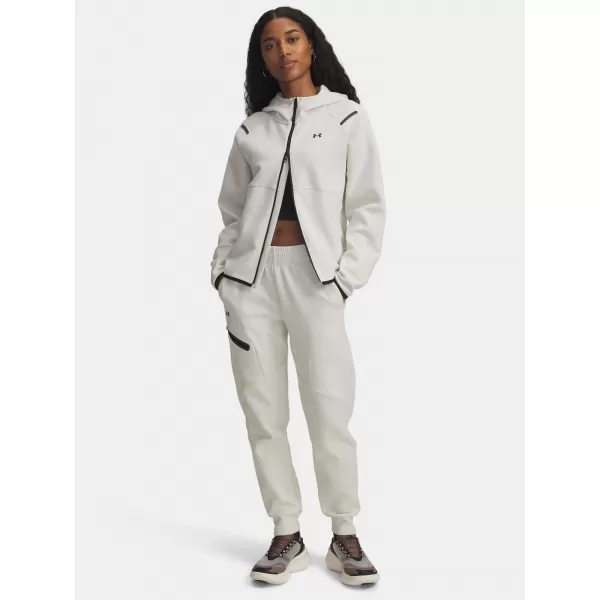  Damen-Jogginghose UNDER ARMOUR UNSTOPPABLE FLC JOGGER 1379846-110 WEIß 