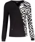Damen-T-Shirt KIXMI VIVIANE SCHWARZ/WEIß