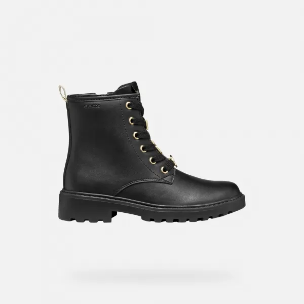 Stiefeletten für Mädchen GEOX CASEY HARRY POTTER J5620B000BCC9999 SCHWARZ 