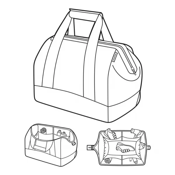  Tasche REISENTHEL ALLROUNDER L TWIST SILBER 