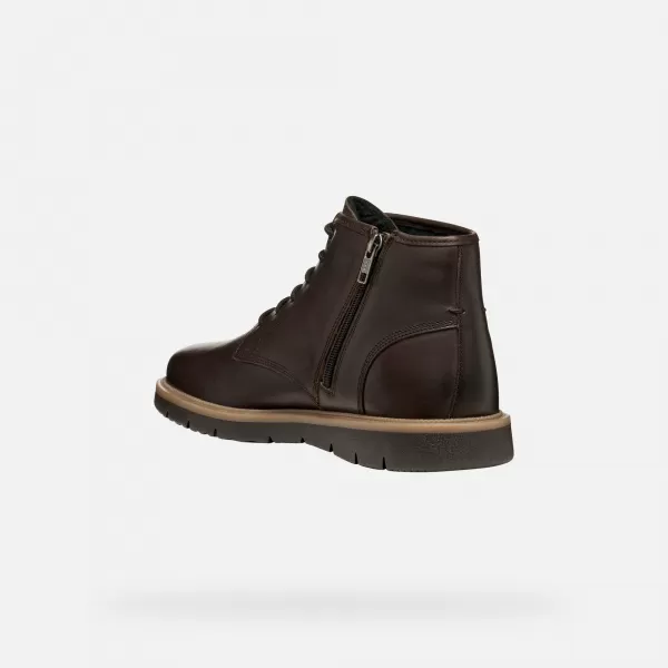  Herrenschuhe GEOX POVE G011452 DUNKELBRAUN 