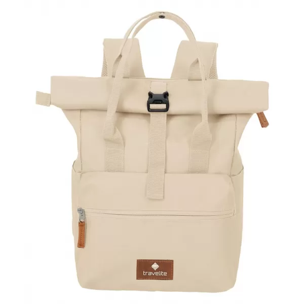  Rucksack TRAVELITE BASICS SHORT HANDLE ROLL-UP CREMEFARBEN 