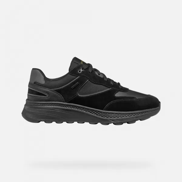  Herren-Sneaker GEOX SPHERICA ACTIF X1 G006837 SCHWARZ 