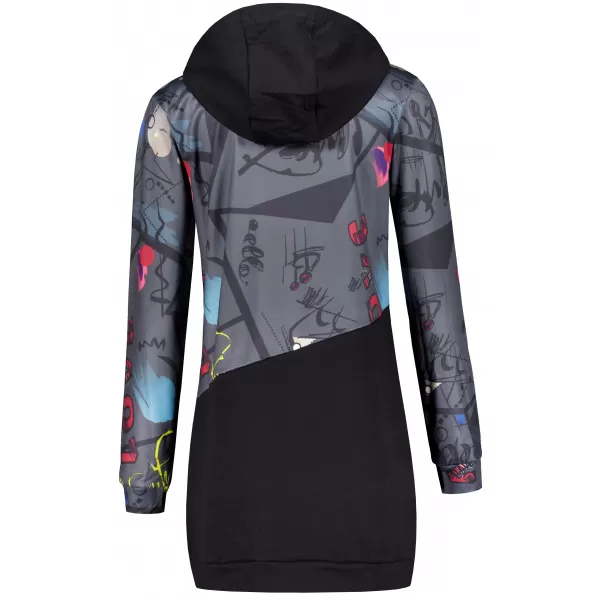  Damen-Sweatshirt KIXMI VONITA DUNKELGRAU 