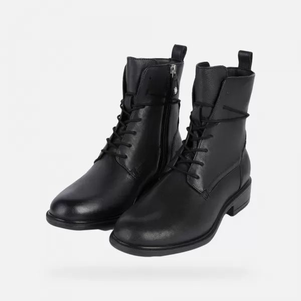  Damen-Stiefeletten GEOX CATRIA SCHWARZ 