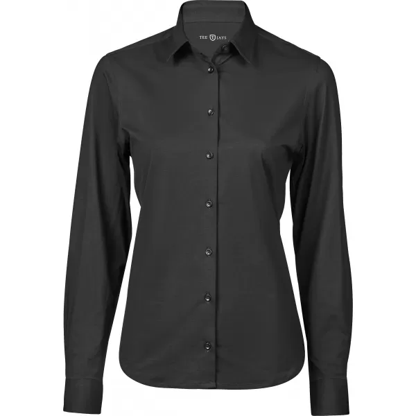  Damenhemd TEE JAYS | TJ 4031 SCHWARZ 