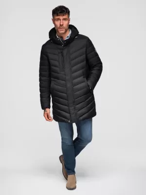 Jacke OMBRE OM-JALJ-0266 SCHWARZ