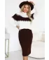 Kleid NUMOCO 571-2 SCHOKOLADE