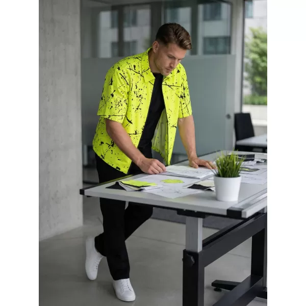  Premium-Herrenhemd ALTISPORT VOJ/ALM034KOS01 NEONGELB 