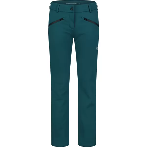  Softshellhose für Damen NORDBLANC SWEEP NBFPL8278 DUNKELGRÜN 