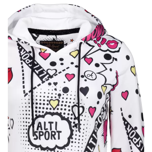  Damen-Sweatshirt ALTISPORT GITA WEIß 