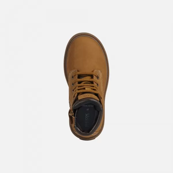  Stiefeletten für Jungen GEOX SHAYLAX J16FAB032BCC0930 HELLBRAUN 