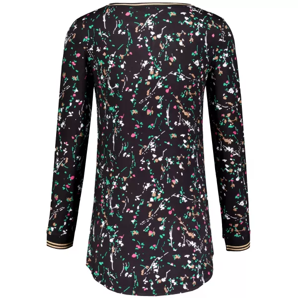  Langes T-Shirt für Damen ALTISPORT GUSSIE SCHWARZ 
