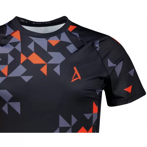  Funktionelle Kompression von Männern t -Shirt Premium ALTISPORT VOJ/ALM108TR04 SCHWARZ -ORANGE 