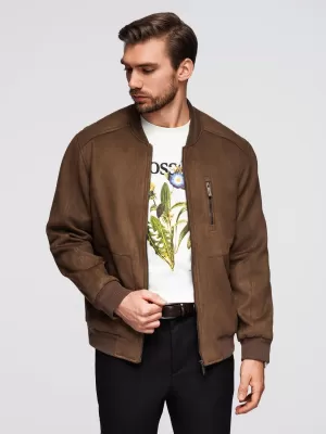 Jacke OMBRE OM-JAFL-0109 BRAUN