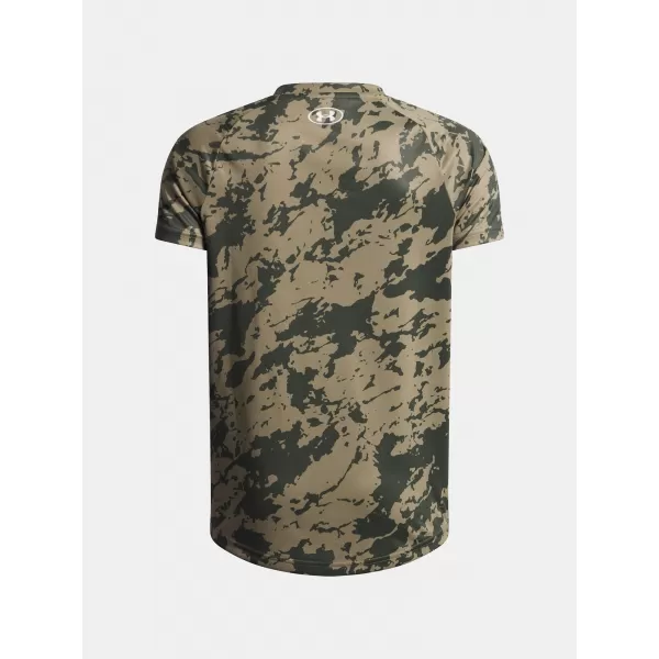  T-Shirt für Jungen UNDER ARMOUR UA TECH 2.0 SS 1363284-392 GRÜN 