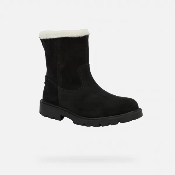  Winterstiefel für Mädchen GEOX SHAYLAX WPF J46EYA00022C9999 SCHWARZ 