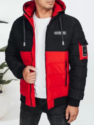 Jacke DSTREET TX5052 SCHWARZ/ROT