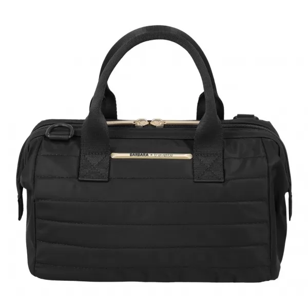  Handtasche TRAVELITE BARBARA Stepp Cosmetic Bag SCHWARZ 