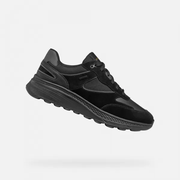  Herren-Sneaker GEOX SPHERICA ACTIF X1 G006837 SCHWARZ 