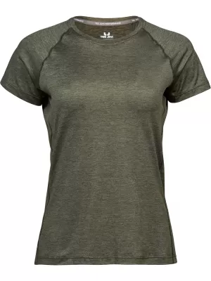 Damen-T-Shirt TEE JAYS | TJ 7021 OLIVENMELANGE