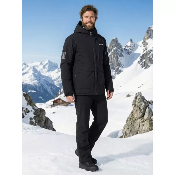  Herren-Winterjacke ALTISPORT GAL SCHWARZ 