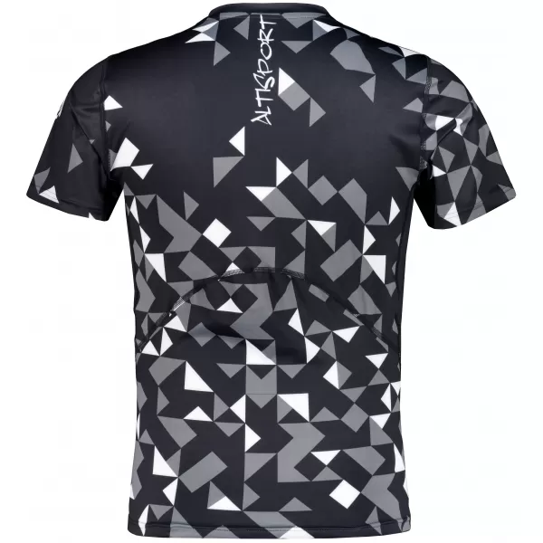  Funktionelle Kompression von Männern t -Shirt Premium ALTISPORT VOJ/ALM108TR04 SCHWARZ 