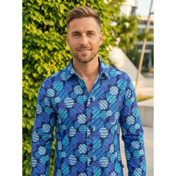  Herrenhemd ALTISPORT GREEN BLAU 
