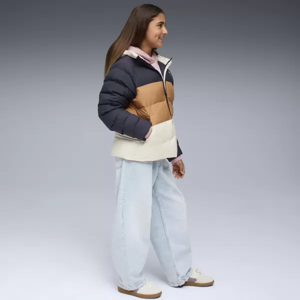  Kinderjacke PUMA SYNTHETIC HOODED PUFFER JACKET 68840416 NEUE MARINE 