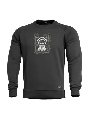 Sweatshirt PENTAGON HAWK SWEATER NATURE EXPLORER K09019 SCHWARZ
