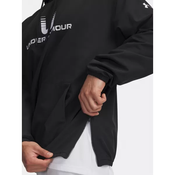  Herren-Sweatshirt UNDER ARMOUR UA UNSTOPPABLE WVN HOODIE 6003864-001 SCHWARZ 