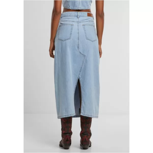  Damenrock URBAN CLASSICS TB7443 NEUES HELLBLAU GEWASCHEN 