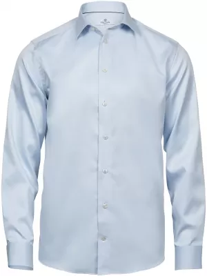 Herrenhemd TEE JAYS | TJ 4020 HELLBLAU