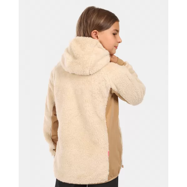  Fleece-Sweatshirt für Mädchen KILPI NORKA-JG ZJ0207KI BEIGE 