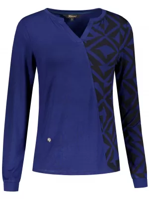 Damen-T-Shirt KIXMI VIVIANE DUNKELBLAU