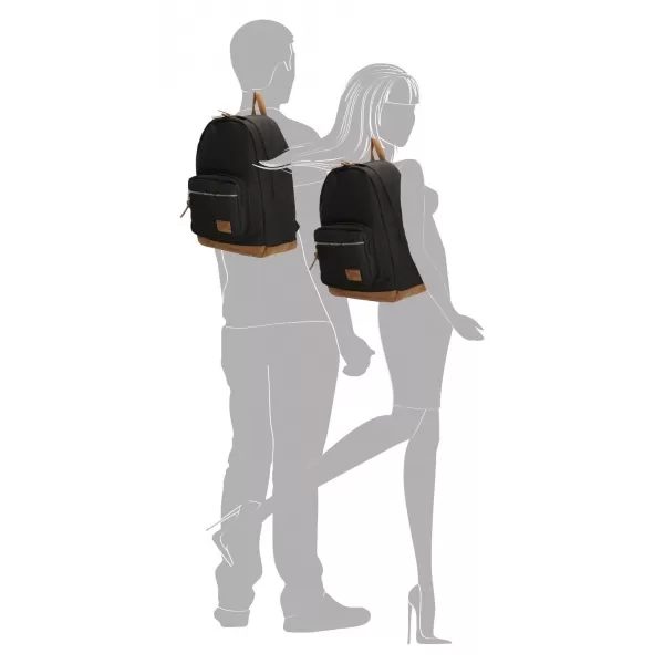  Rucksack ENRICO BENETTI SANTIAGO NOTEBOOK BACKPACK 22 L SCHWARZ 