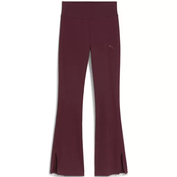  Leggings für Damen PUMA HER HIGH-WAIST FLARED LEGGINGS 68815696 RUBINROTER SCHIMMER 