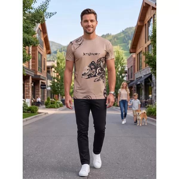  Herren Freizeithemd Premium ALTISPORT VOJ/ALM122TR06 BEIGE 