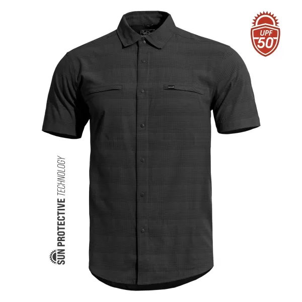  Herrenhemd PENTAGON RIPPLE SUNPROOF SHIRT K02028 SCHWARZ 