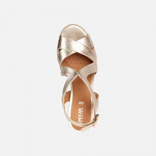  Damensandalen GEOX PONZA GOLDEN 