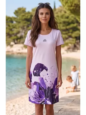 Erweitertes Premium-T-Shirt für Damen ALTISPORT VOJ/ALW090SAT02 LILA