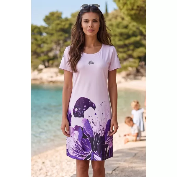  Erweitertes Premium-T-Shirt für Damen ALTISPORT VOJ/ALW090SAT02 LILA 
