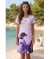 Erweitertes Premium-T-Shirt für Damen ALTISPORT VOJ/ALW090SAT02 LILA