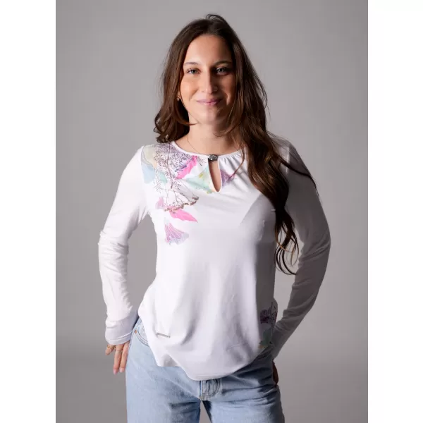  Damen-T-Shirt ALTISPORT GLADYS WEIß 