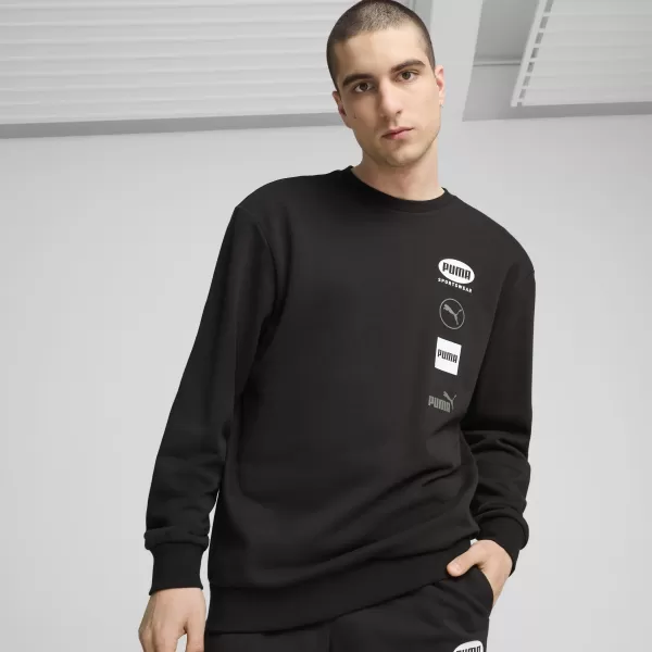 Herren -Sweatshirt PUMA POWER GRAPHIC CREW 68275101 PUMA SCHWARZ 