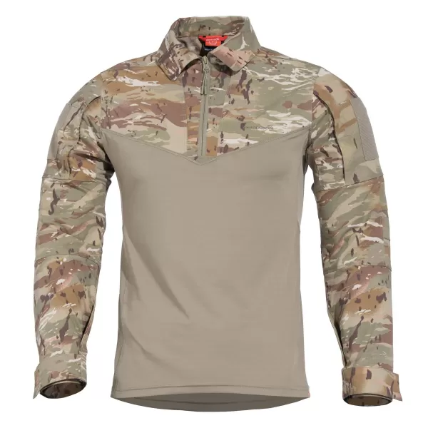  Herren-T-Shirt mit langen Ärmeln PENTAGON RANGER SHIRT K02013 PENTACAMO 
